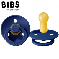Bibs  -  Navy m Smoczek Uspokajający Kauczuk Hevea m 6m+
