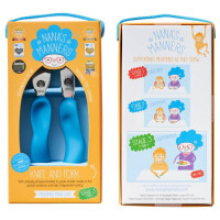 Nana's Manners - Nanas Manners Etap 3 Blue Sztućce Nóż Widelec 3 - 9 Lat