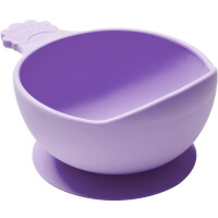 Nana's Manners - Nana's Manners Purple Miska Silikonowa z Przyssawką i Uchwytem