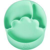 Nana's Manners - Nana's Manners Green Talerz Silikonowy z Przyssawką