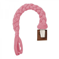 Hi Little One - Hi Little One  -  Warkoczykowa Bawełniana Zawieszka do Smoczka Pacifier Holder Baby Pink