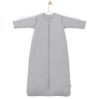 Jollein - Baby & Kids - Jollein  -  Śpiworek Niemowlęcy Całoroczny 4 Pory Roku z Odpinanymi Rękawami Tiny Waffle Soft Grey 110 cm