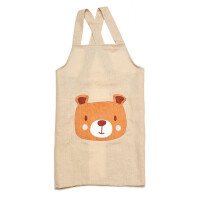 ThreadBear Design - Lniany Fartuszek, Miś, Threadbear Design