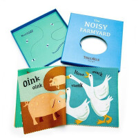 ThreadBear Design - Miękka Książeczka The Noisy Farmyard, Threadbear Design