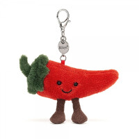 JellyCat - Zabawny Breloczek do Torebki Chilli 8 x 13cm