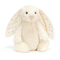 JellyCat - Bashful Królik Kremowy Gwiazdki 31cm