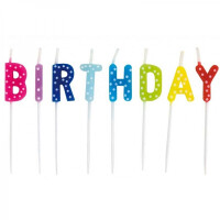 Świeczki Happy Birthday