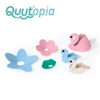 Quut  -  Zestaw Puzzli Piankowych 3d Quutopia Łabędzie