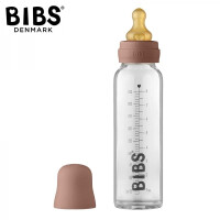 BIBS - Bibs Baby Glass Bottle Woodchuck Antykolkowa Butelka Szklana Dla Niemowląt 225 ml