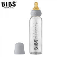 BIBS - Bibs Baby Glass Bottle Cloud Antykolkowa Butelka Szklana Dla Niemowląt 225 ml