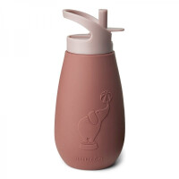 NUUROO - Nuuroo  -  Silikonowa Butelka Bidon ze Słomką Pax Mahogany Poj. 350 ml