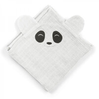NUUROO - Nuuroo  -  2 Pieluszki z Organicznego Muślinu Panda White 70 x 70 cm