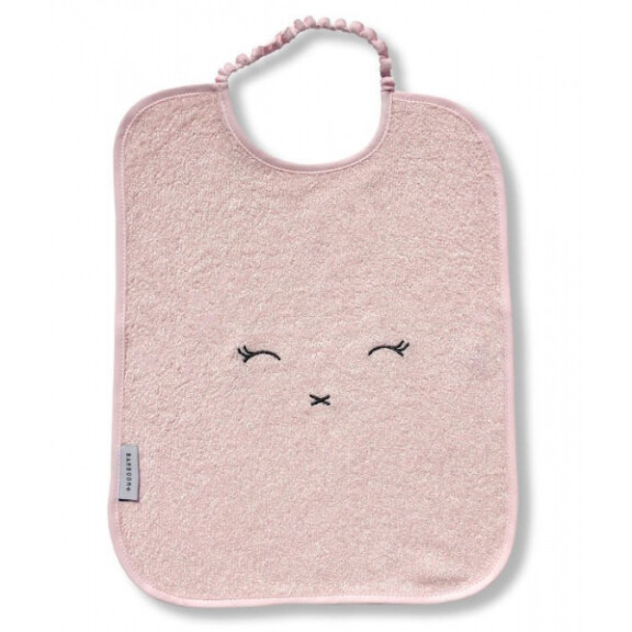 Bamboom  -  Śliniak Bambusowy Frotte xl, Różowy, 0m+