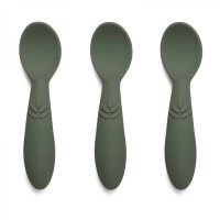 NUUROO - Nuuroo  -  3 Łyżeczki Silikonowe Ella Dusty Green