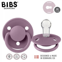 BIBS - Bibs de Lux Mauve Smoczek Uspokajający Silikonowy One Size