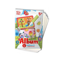 Sabbiarelli - Album do Kolorowania Piaskiem Easter Card 5l+ Sabbiarelli