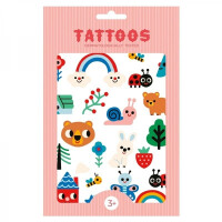 Petit Monkey - Petit Monkey  -  Tatuaże Zmywalne Dla Dzieci Tattoo Nature Friends