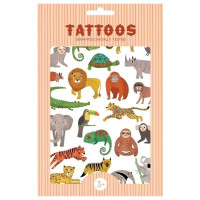 Petit Monkey - Petit Monkey  -  Tatuaże Zmywalne Dla Dzieci Tattoo Jungle Animals