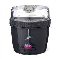 CARL OSCAR - Carl Oscar -  N'ice Cup™ l Pojemnik Śniadaniowy z Wkładem Chłodzący Grey  -  Spider
