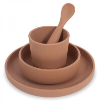 Jollein - Baby & Kids - Jollein  -  Eko Zastawa Silikonowa Caramel