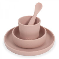 Jollein - Baby & Kids - Jollein  -  Eko Zastawa Silikonowa Pale Pink