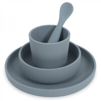 Jollein - Baby & Kids - Jollein  -  Eko Zastawa Silikonowa Storm Grey