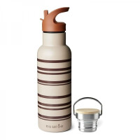 NUUROO - Nuuroo  -  Butelka ze Stali Nierdzewnej Typu 18/8 Stripe Cobblestone Poj. 500 ml