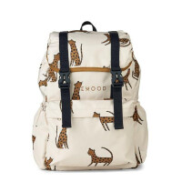 Liewood      -    szkolny   Plecak Helena – Leopard Sandy
