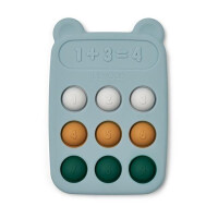 Liewood      -      Sensoryczna Zabawka  Pale Press Toy Anne Pop Toy  -  Sea blue multi mix