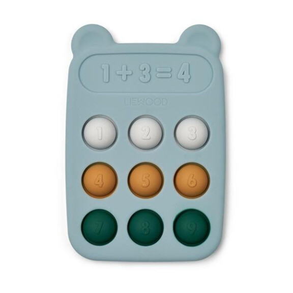 Liewood - Sensoryczna Zabawka Pale Press Toy Anne Pop Toy - Sea blue multi mix