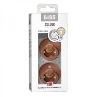 BIBS - Bibs Duo Colour Woodchuck s Smoczek Uspokajający Kauczuk Hevea