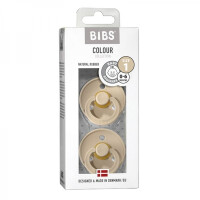 BIBS - Bibs Duo Colour Vanilla s Smoczek Uspokajający Kauczuk Hevea