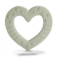 BIBS - Bibs Baby Bitie Heart Sage Gryzak Dla Niemowlaka