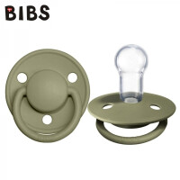 BIBS - Bibs de Lux Olive One Size Smoczek Uspokajający Silikonowy