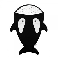 Baby Bites  -  Śpiworek Letni Orca (1 - 18 Miesięcy)  -  Black