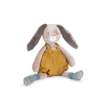 Moulin Roty       -        Przytulanka Maskotka Królik w Ogrodniczkach Musztardowy H38 678026