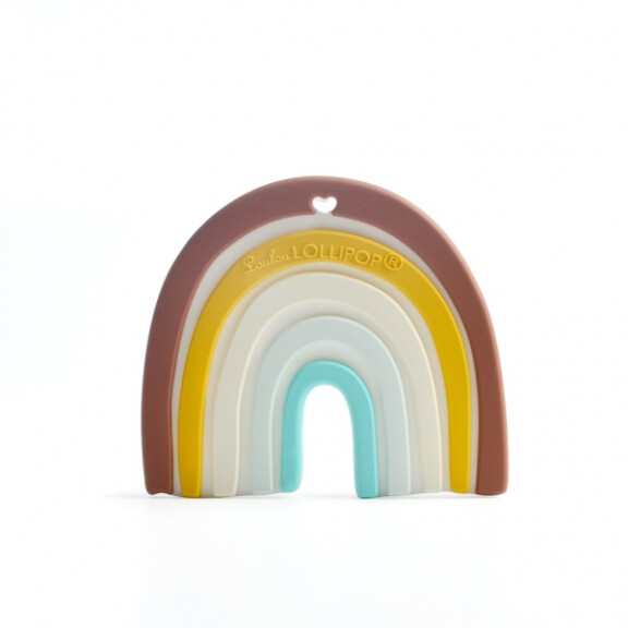 Loulou Lollipop  -  Gryzak Silikonowy Neutral Rainbow