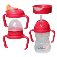 B.box  -  Kubek 4w1 Zestaw 240 ml Malinowy