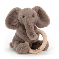 Jellycat  -   Shooshu Słoń Gryzak i Grzechotka 14cm