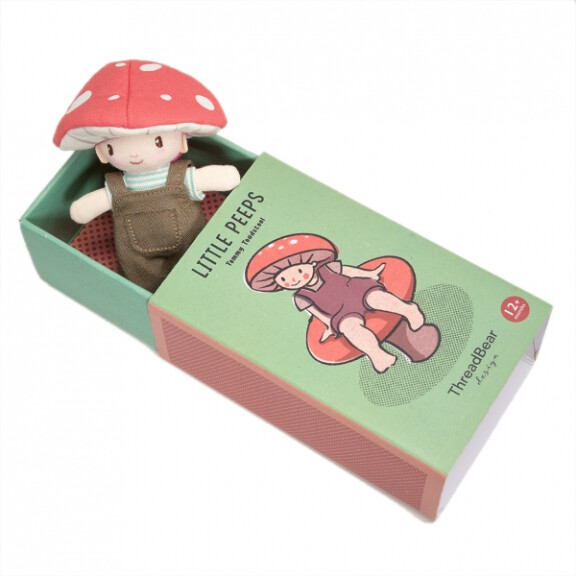 ThreadBear Design - Laleczka w Pudełku  -  Tommy  Muchomorek, Threadbear Design