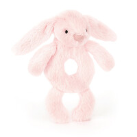 JellyCat - Króliczek Grzechotka Różowa 18 cm