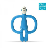 Matchstick Monkey Azure Blue Gryzak Masujący ze Szczoteczką