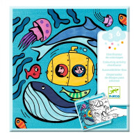 Djeco  -  Kolorowanki z grami OCEAN DJ00051