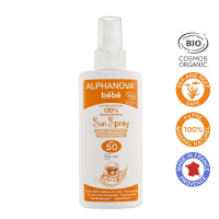 Alphanova Bebe Przeciwsloneczny Spray o Wysokim Filtrze Spf 50, 125g