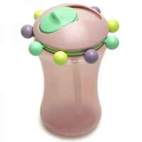 Melii - Melii  -  Sensoryczny Bidon ze Słomką Abacus Pink