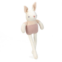 ThreadBear Design - Przytulanka z Bawełny Organicznej Gots, Cream Bunny, Threadbear Design
