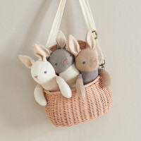 ThreadBear Design - Przytulanka z Bawełny Organicznej Gots, Grey Bunny, Threadbear Design