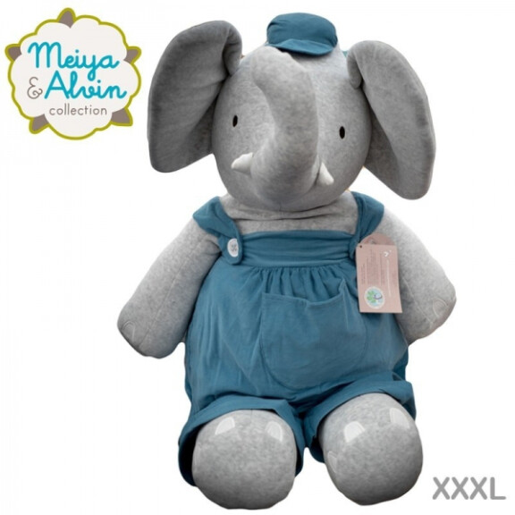 Meiya & Alvin  -  Alvin Elephant Cuddly Doll Xxxl