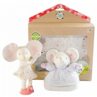 Meiya & Alvin  -  Meiya Mouse Organic Babyshower Set z Grzechotką