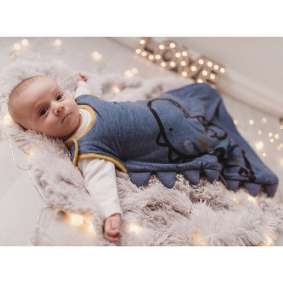 Bizzi Growin Śpiworek Niemowlęcy do Spania t - Rex Tony 2.5 Tog Rozmiar 6 - 18 m